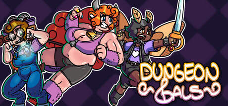 Steam header art for Dungeon Gals