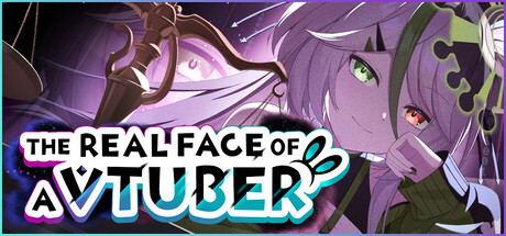 Steam header art for The Real Face of a VTuber