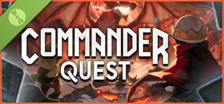 Steam header art for Commander Quest Demo