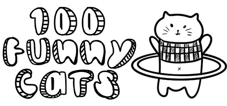 Steam header art for 100 Funny Cats
