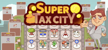 Steam header art for SuperTaxCity