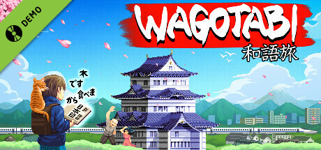 Steam header art for Wagotabi Demo