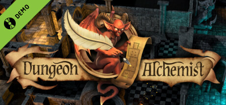 Steam header art for Dungeon Alchemist Demo