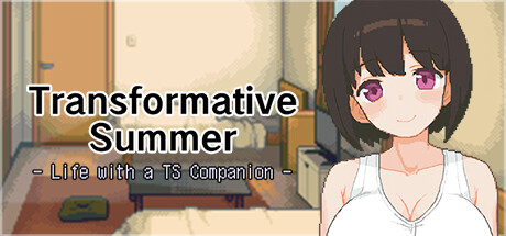 Steam header art for Transformative Summer: Life with a TS Companion