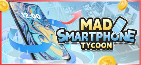 Steam header art for Mad Smartphone Tycoon