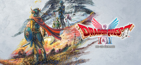 Steam header art for DRAGON QUEST I & II HD-2D Remake