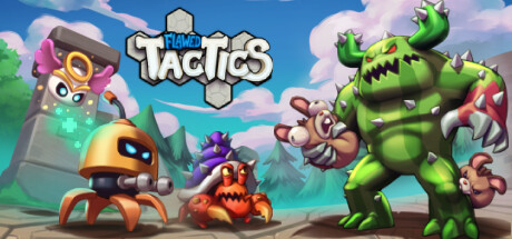 Steam header art for Flawed Tactics Playtest