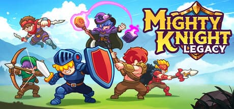 Steam header art for Mighty Knight Legacy Demo