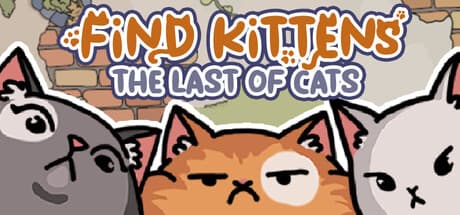 Steam header art for FIND KITTENS: The last of cats