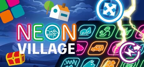 Steam header art for Neon Village