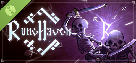 Steam header art for Runehaven Demo