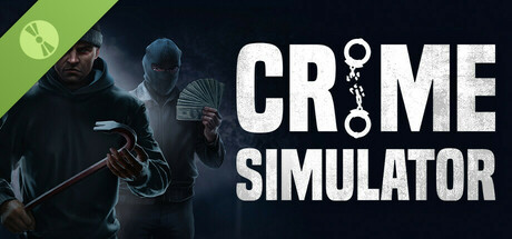 Steam header art for Crime Simulator (DEMO)