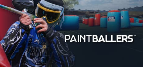 Steam header art for Paintballers Playtest