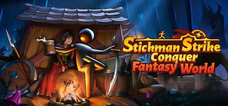 Steam header art for Stickman Strikes: Conquer Fantasy World
