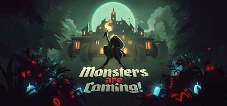 Steam header art for Monsters are Coming! Rock & Road