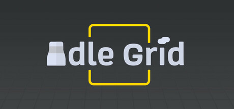 Steam header art for Idle Grid