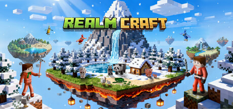 Steam header art for Realmcraft VR