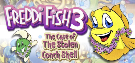 Steam header art for Freddi Fish 3: The Case of the Stolen Conch Shell