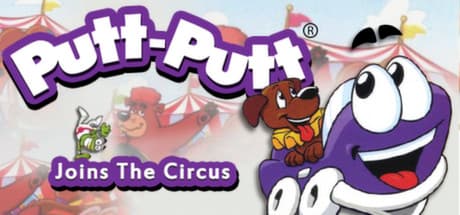 Steam header art for Putt-Putt Joins the Circus