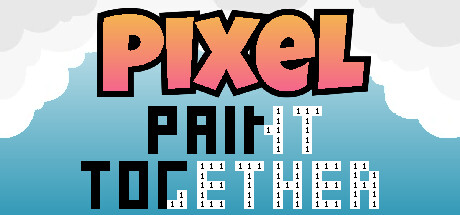 Steam header art for Pixel Paint Together