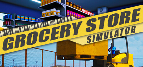 Steam header art for Grocery Store Simulator