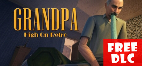 Steam header art for Grandpa High On Retro