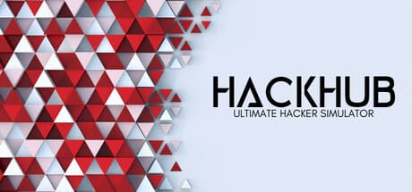 Steam header art for HackHub - Ultimate Hacker Simulator
