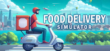 Steam header art for Food Delivery Simulator