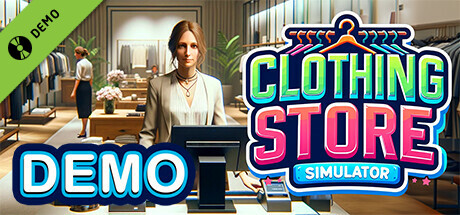 Steam header art for Clothing Store Simulator Demo