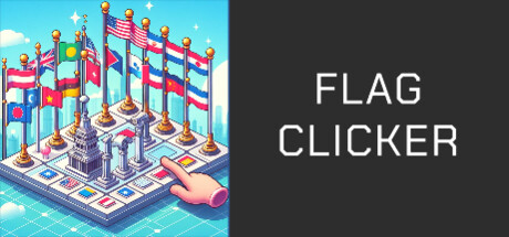Steam header art for Flag Clicker