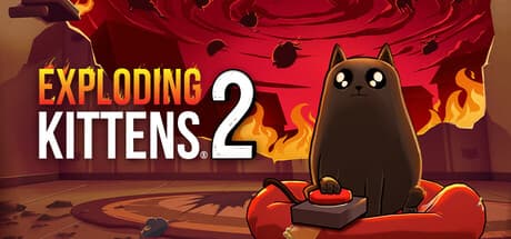 Steam header art for Exploding Kittens® 2