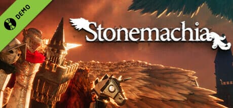 Steam header art for Stonemachia Demo