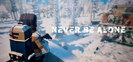 Steam header art for Never Be Alone Playtest
