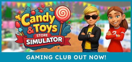 Steam header art for Candy & Toys Store Simulator