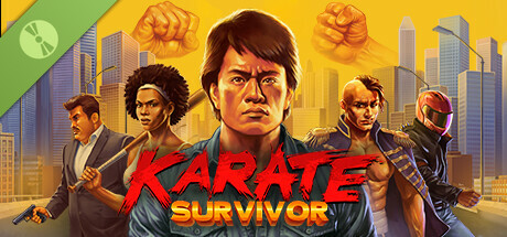 Steam header art for Karate Survivor Demo