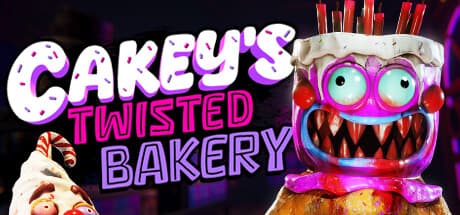 Steam header art for Cakey's Twisted Bakery