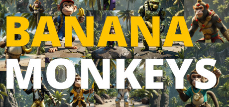 Steam header art for Banana Monkeys