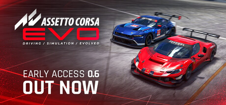 Steam header art for Assetto Corsa EVO