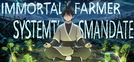 Steam header art for 修仙：但系统让我种田