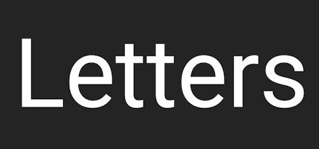 Steam header art for Letters