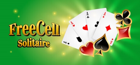 Steam header art for FreeCell Solitaire Classic Card Game