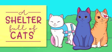 Steam header art for A Shelter Full of Cats