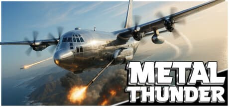 Steam header art for Metal Thunder