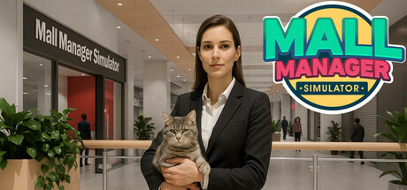Steam header art for MALL MANAGER SIMULATOR