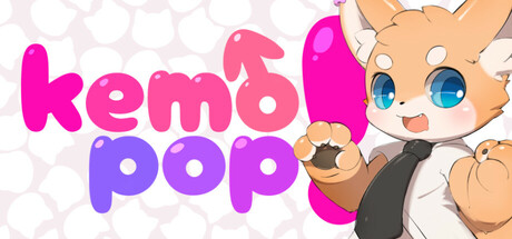 Steam header art for Kemopop!