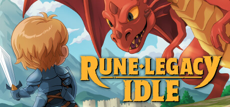 Steam header art for Rune Legacy Idle