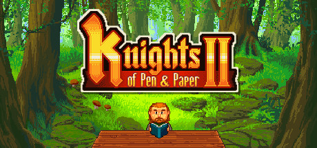 Steam header art for Knights of Pen and Paper 2