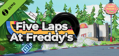 Steam header art for Five Laps at Freddy's Demo