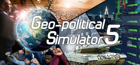 Steam header art for Geo-Political Simulator 5