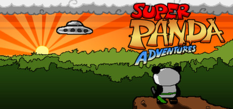 Steam header art for Super Panda Adventures